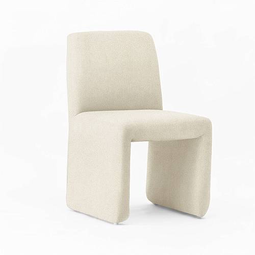 картинка Стул Прато светло-бежевая ткань микровелюр букле от производителя дизайнерской мебели Deephouse