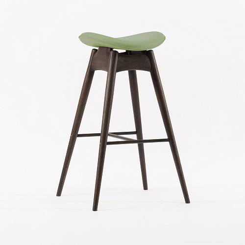 картинка Табурет полубарный Монтана кожа дуб  от производителя дизайнерской мебели Deephouse