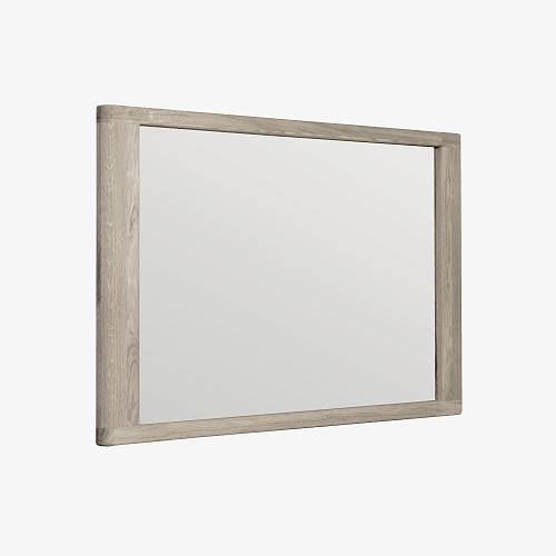 картинка Зеркало Кируна настенное 100х3,5х65 см массив дуба тон светлый натуральный (масло) от производителя дизайнерской мебели Deephouse