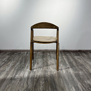 Подушка к стулу Лугано натуральная бежевая кожа - 7
