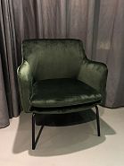 Кресло Флом темно-зеленый бархат - 6