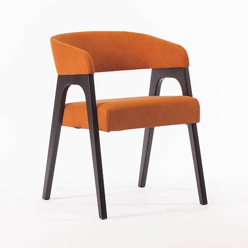 картинка Аутлет! Стул Берн кирпичная ткань массив бука (цвет черный) от производителя дизайнерской мебели Deephouse