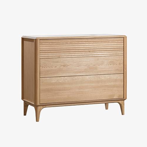 картинка Комод Канберра 100х45х81 см массив дуба тон натуральный (масло) от производителя дизайнерской мебели Deephouse