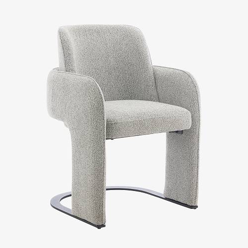 картинка Стул Базель серая ткань от производителя дизайнерской мебели Deephouse