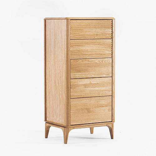 картинка Комод Канберра 56,4х45х118 см массив дуба тон натуральный (масло) от производителя дизайнерской мебели Deephouse