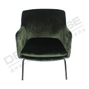 Кресло Флом темно-зеленый бархат - 2