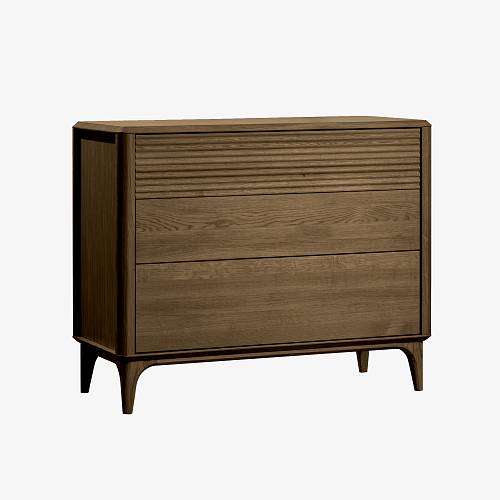 картинка Комод Канберра 100х45х81 см массив дуба тон терра (масло) от производителя дизайнерской мебели Deephouse