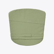 Подушка к стулу Лугано без подлокотников натуральная оливковая кожа - 2