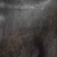 Стул Манчестер темно-коричневая экокожа, ножки металл черный - 2