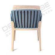 Кресло Майями бежевое с серо-голубыми подлокотниками - 19
