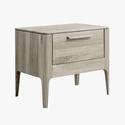 картинка Тумбочка Аделаида 56х41х47 см массив дуба тон светлый натуральный (масло) от производителя дизайнерской мебели Deephouse