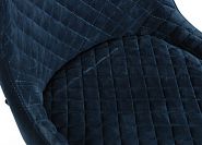 УЦЕНКА! Стул CINDY морской синий бархат + ножки черные - 10