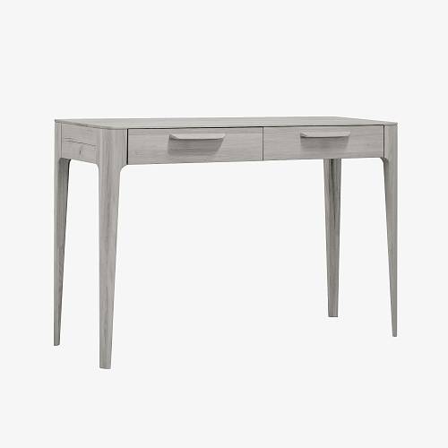 картинка Стол туалетный Аделаида 120х41х76 см массив дуба тон серебристо-серый (масло) от производителя дизайнерской мебели Deephouse