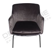 Кресло Флом темно-серый бархат - 2
