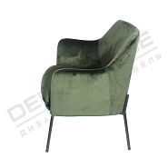 Кресло Флом темно-зеленый бархат - 3