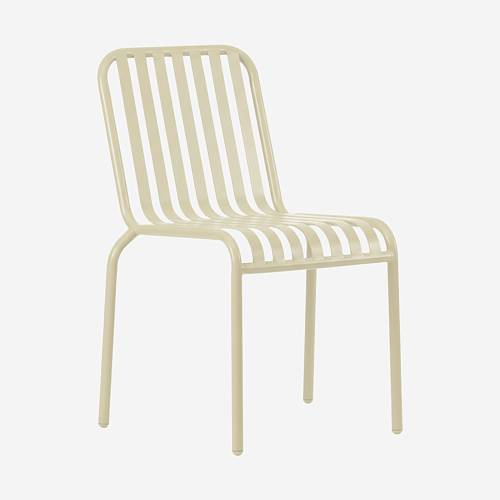 картинка Стул Кальяри металлический тон желтый подушка желтая от производителя дизайнерской мебели Deephouse