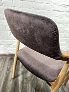 Кресло Узбекистан (образец) натур дерево, сиденье ткань (серый) - 16
