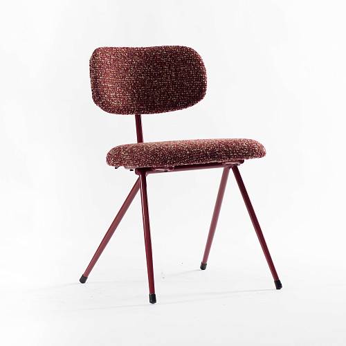 картинка Стул Сеул бордовая ткань ножки металл (бордовый) от производителя дизайнерской мебели Deephouse