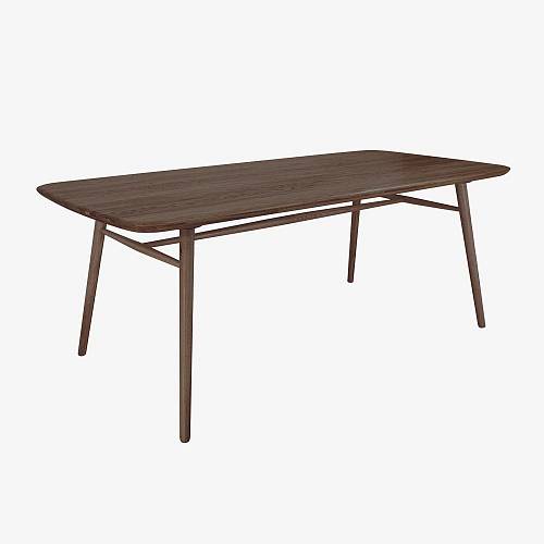 картинка Стол Орхус 200*91 см массив дуба тон темный орех от производителя дизайнерской мебели Deephouse