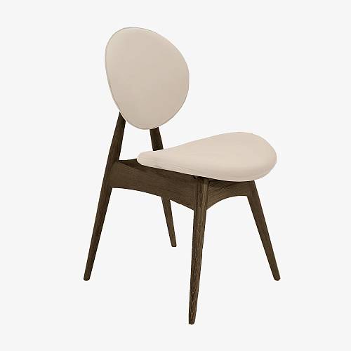 картинка Стул Монтана без подлокотников кожа дуб от производителя дизайнерской мебели Deephouse