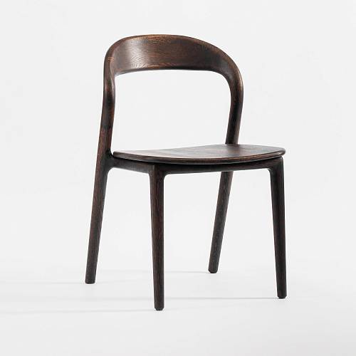 картинка Стул Лугано без подлокотников дуб темный орех (масло) от производителя дизайнерской мебели Deephouse