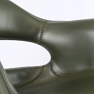 Стул Вермонт вращающийся зеленая экокожа ножки черные - 8