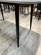 Стол Нуса-Дуа 160x90 см серый ножки черные - 21