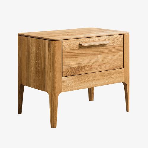 картинка Тумбочка Аделаида 56х41х47 см массив дуба тон натуральный (масло) от производителя дизайнерской мебели Deephouse