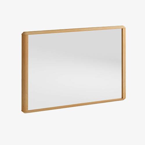 картинка Зеркало Канберра настенное 94х63х3,6 см массив дуба тон натуральный (масло) от производителя дизайнерской мебели Deephouse