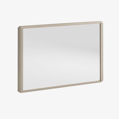 картинка Зеркало Канберра настенное 94х63х3,6 см массив дуба тон светлый натуральный (масло) от производителя дизайнерской мебели Deephouse