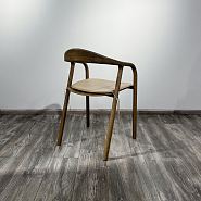 Подушка к стулу Лугано натуральная бежевая кожа - 6