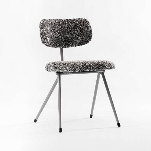 картинка Стул Сеул серая ткань ножки металл (серый) от производителя дизайнерской мебели Deephouse