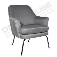 Кресло Зеландия (миникресло) темно-серая ткань - 1