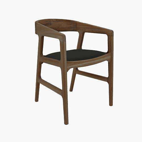 картинка Стул Речото натуральная кожа дуб от производителя дизайнерской мебели Deephouse