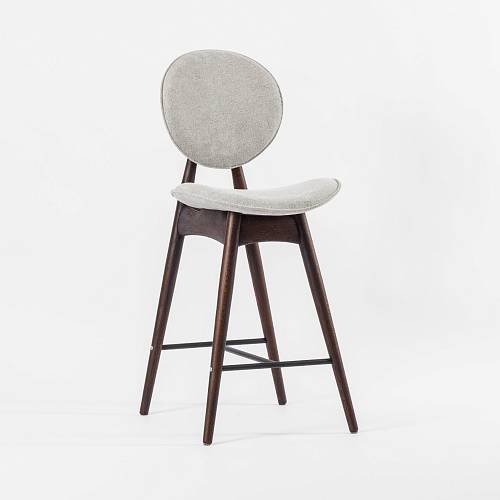 картинка Стул Монтана полубарный без подлокотников ткань дуб от производителя дизайнерской мебели Deephouse