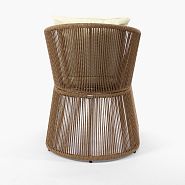 Кресло Сен-Тропе плетеное бежевое - 5