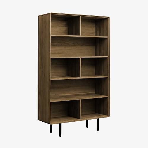 картинка Стеллаж Нествед 107,4х40х180 см массив дуба тон терра (масло) от производителя дизайнерской мебели Deephouse