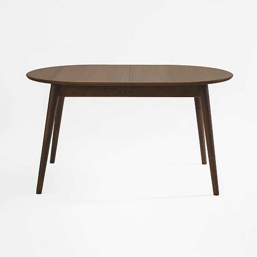 картинка Стол Стокгольм овальный раскладной 170-205*90 см массив дуба тон терра от производителя дизайнерской мебели Deephouse