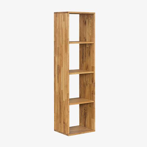 картинка Стеллаж Вестерос 39х35х150 см массив дуба тон натуральный (масло) от производителя дизайнерской мебели Deephouse