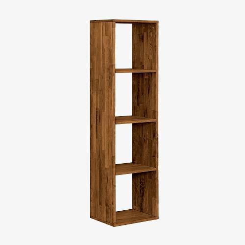 картинка Стеллаж Вестерос 39х35х150 см массив дуба тон коньяк (масло) от производителя дизайнерской мебели Deephouse