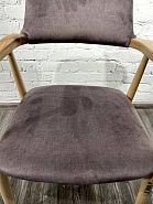 Кресло Узбекистан (образец) натур дерево, сиденье ткань (серый) - 11