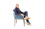 Кресло Майями бежевое с серо-голубыми подлокотниками - 2