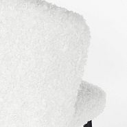 Стул Неаполь белый экомех без прострочки ножки черные широкие - 3
