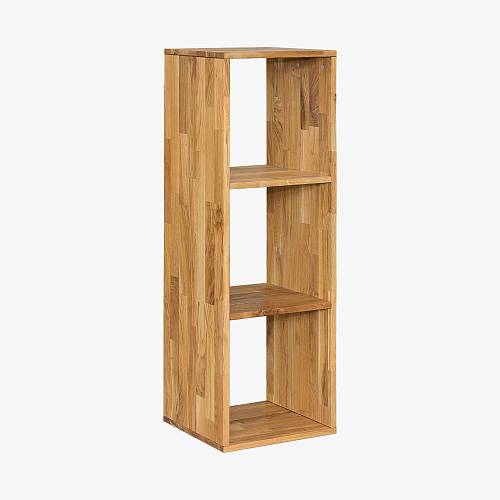картинка Стеллаж Вестерос 39х35х113 см массив дуба тон натуральный (масло) от производителя дизайнерской мебели Deephouse