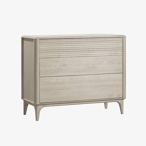 картинка Комод Канберра 100х45х81 см массив дуба тон светлый натуральный (масло) от производителя дизайнерской мебели Deephouse