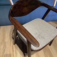 Подушка к стулу Монако серая ткань - 11