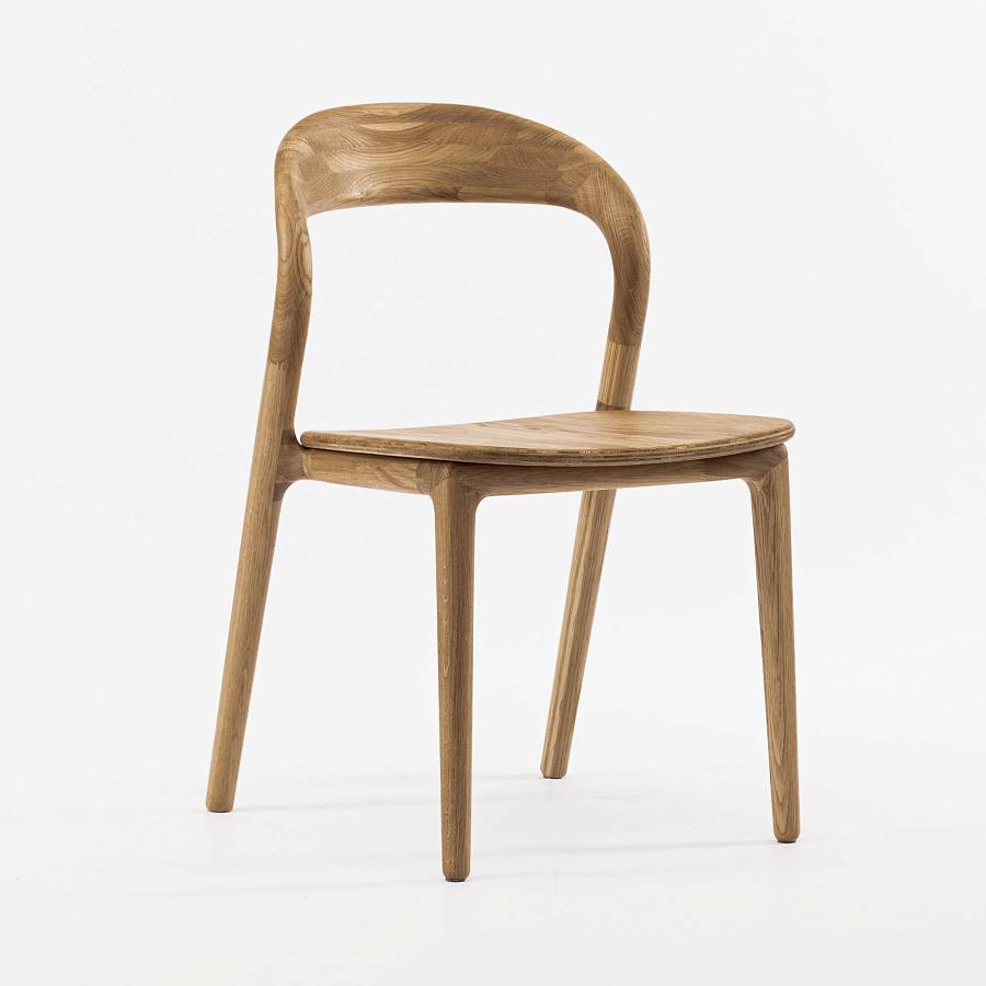 картинка Аутлет! Стул Лугано без подлокотников дуб тон натуральный от производителя дизайнерской мебели Deephouse