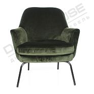 Кресло Зеландия (миникресло) темно-зеленый бархат - 6
