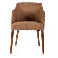 Кресло Женева ткань темно-коричневая - 6