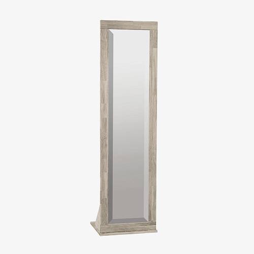 картинка Зеркало Флом напольное 56х42,5х195 см массив дуба тон светлый натуральный (масло) от производителя дизайнерской мебели Deephouse